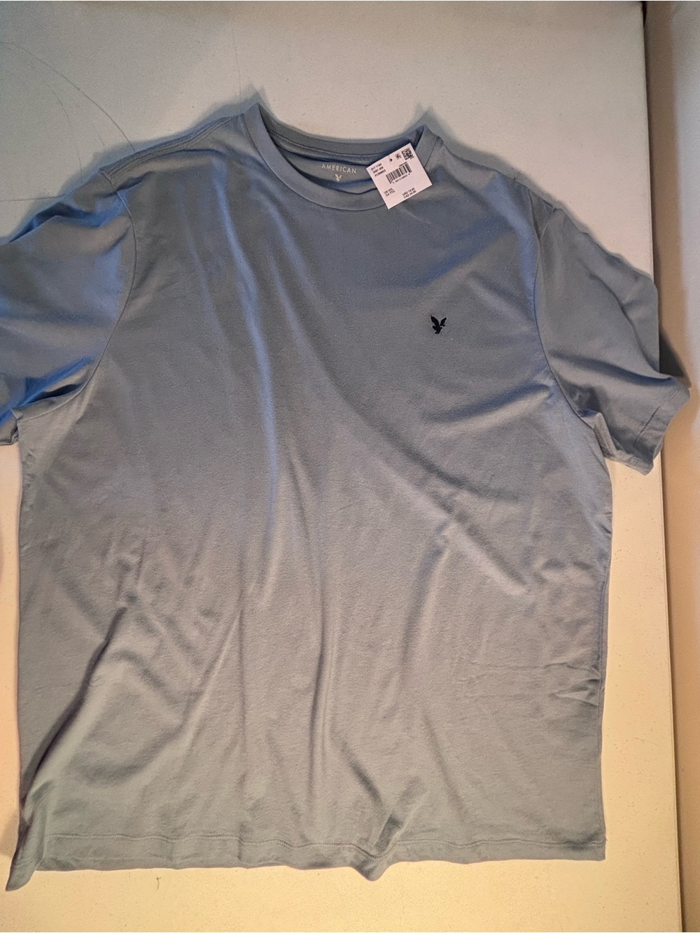 American Eagle Outfitters Light Blue Short Sleeve Crew Tee